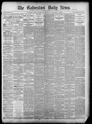Primary view of object titled 'The Galveston Daily News. (Galveston, Tex.), Vol. 38, No. 242, Ed. 1 Tuesday, December 30, 1879'.