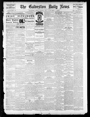 Primary view of object titled 'The Galveston Daily News. (Galveston, Tex.), Vol. 42, No. 116, Ed. 1 Monday, July 16, 1883'.
