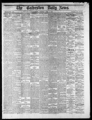 Primary view of object titled 'The Galveston Daily News. (Galveston, Tex.), Vol. 34, No. 76, Ed. 1 Saturday, April 4, 1874'.