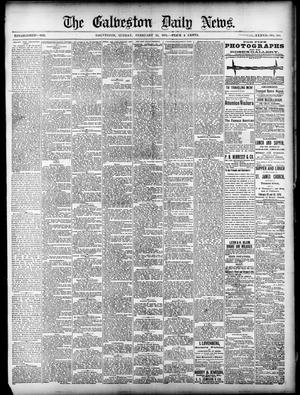 Primary view of The Galveston Daily News. (Galveston, Tex.), Vol. 37, No. 289, Ed. 1 Sunday, February 23, 1879