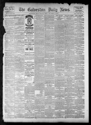 Primary view of The Galveston Daily News. (Galveston, Tex.), Vol. 43, No. 15, Ed. 1 Monday, April 7, 1884
