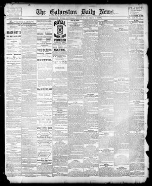 Primary view of The Galveston Daily News. (Galveston, Tex.), Vol. 42, No. 142, Ed. 1 Saturday, August 11, 1883