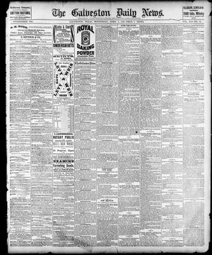 Primary view of object titled 'The Galveston Daily News. (Galveston, Tex.), Vol. 41, No. 12, Ed. 1 Wednesday, April 5, 1882'.