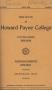 Book: Catalogue of Howard Payne College, 1938-1939