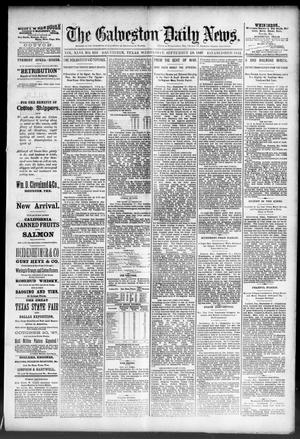 Primary view of object titled 'The Galveston Daily News. (Galveston, Tex.), Vol. 46, No. 155, Ed. 1 Wednesday, September 28, 1887'.