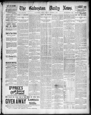 Primary view of object titled 'The Galveston Daily News. (Galveston, Tex.), Vol. 50, No. 192, Ed. 1 Friday, October 2, 1891'.