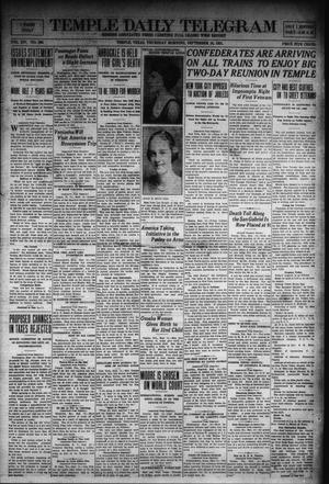 Primary view of object titled 'Temple Daily Telegram (Temple, Tex.), Vol. 14, No. 299, Ed. 1 Thursday, September 15, 1921'.