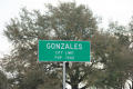 Photograph: [Photograph of Sign at Gonzales]