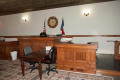 Photograph: [Judge's Bench at Front of Courtroom]