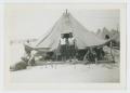 Photograph: [Two Men in Front of Tent]