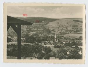 Primary view of object titled '[Town on Hillside]'.