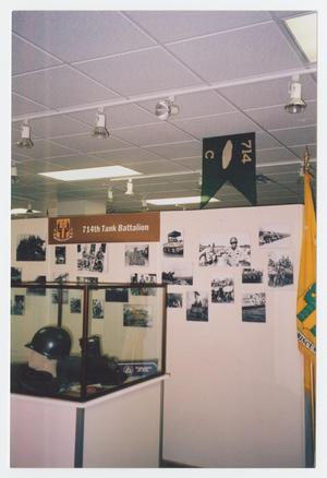 Primary view of object titled '[714th Tank Battalion Display]'.