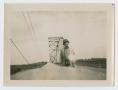 Photograph: [Soldier on Bridge]