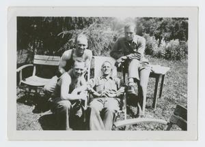 Primary view of object titled '[Four Soldiers Relaxing]'.