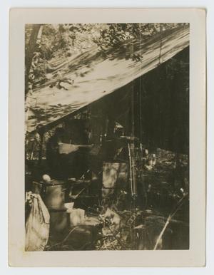 Primary view of object titled '[Equipment in Tent]'.