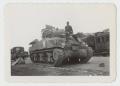 Photograph: [Soldier on Tank]
