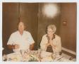 Photograph: [Marvin and Marybelle Drum at Table]