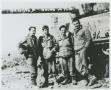 Photograph: [Four Soldiers by Tank]