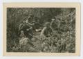 Photograph: [Soldiers Eating in the Forest]