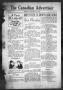 Thumbnail image of item number 1 in: 'The Canadian Advertiser (Canadian, Tex), Vol. 1, No. 19, Ed. 1, Friday, January 13, 1939'.