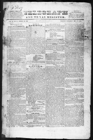 Primary view of Telegraph and Texas Register (Houston, Tex.), Vol. 2, No. 48, Ed. 1, Saturday, November 18, 1837