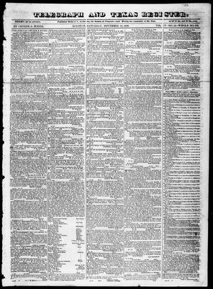 Primary view of Telegraph and Texas Register (Houston, Tex.), Vol. 4, No. 15, Ed. 1, Saturday, November 24, 1838