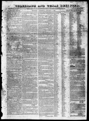 Primary view of Telegraph and Texas Register (Houston, Tex.), Vol. 4, No. 26, Ed. 1, Saturday, January 5, 1839