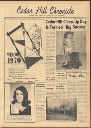 Primary view of object titled 'Cedar Hill Chronicle (Cedar Hill, Tex.), Vol. 5, No. 29, Ed. 1 Thursday, January 1, 1970'.