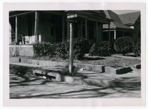 Primary view of object titled '[Photograph of Seegar and Browder Streets]'.