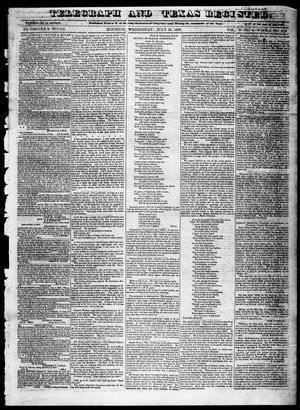 Primary view of Telegraph and Texas Register (Houston, Tex.), Vol. 5, No. 6, Ed. 1, Wednesday, July 24, 1839