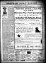 Thumbnail image of item number 1 in: 'Brenham Daily Banner. (Brenham, Tex.), Vol. 22, No. 36, Ed. 1 Wednesday, February 10, 1897'.