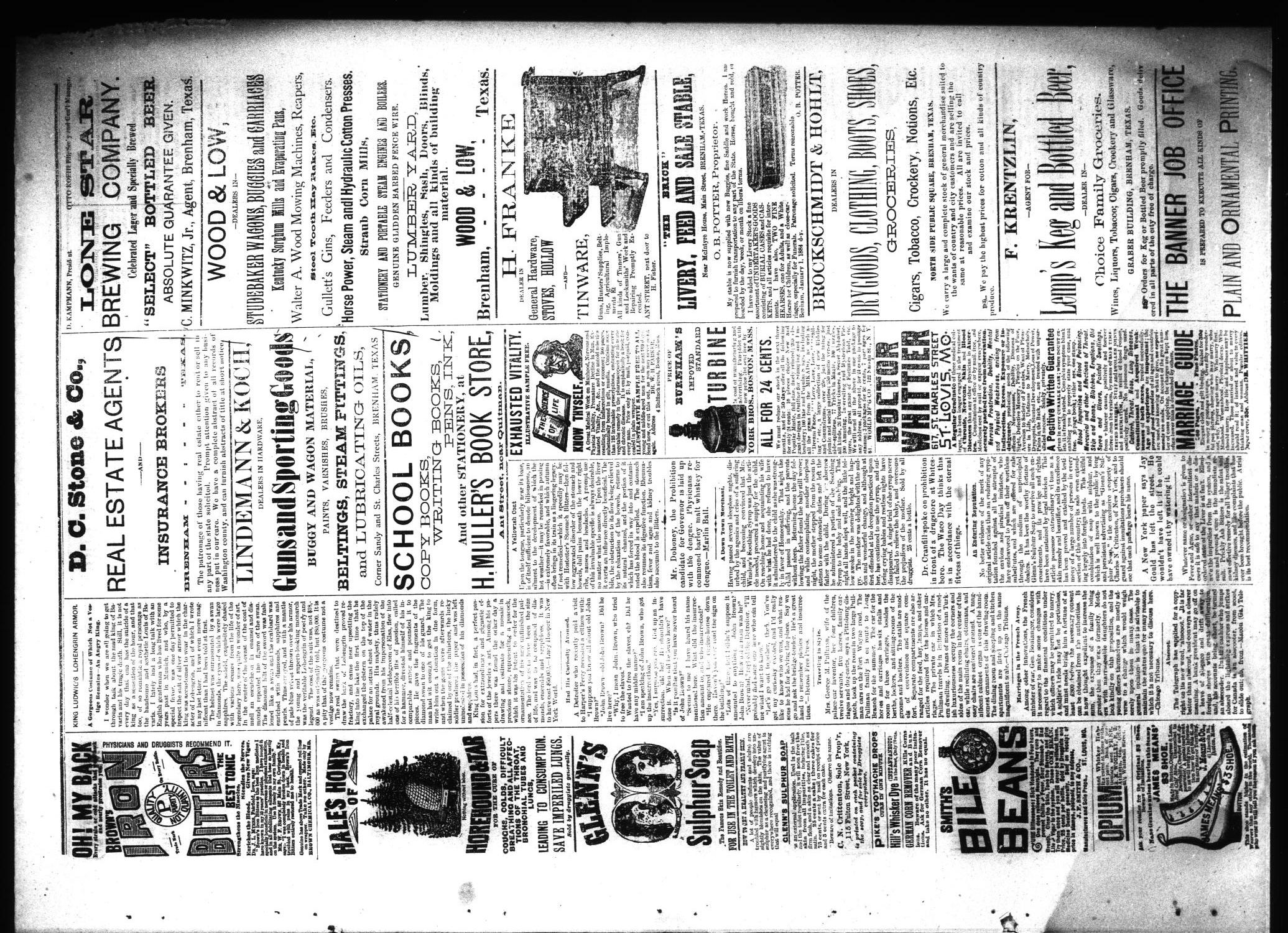 Brenham Daily Banner. (Brenham, Tex.), Vol. 11, No. 152, Ed. 1 Thursday, October 21, 1886
                                                
                                                    [Sequence #]: 3 of 4
                                                