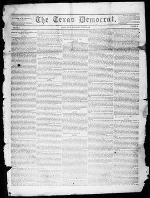 Primary view of object titled 'The Texas Democrat (Austin, Tex.), Vol. 1, No. 30, Ed. 1, Wednesday, July 29, 1846'.