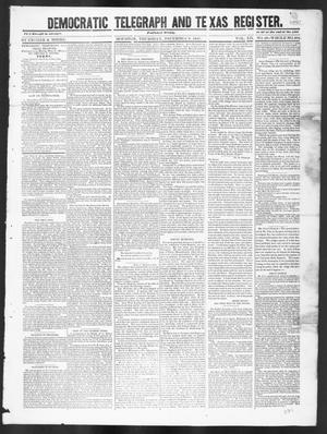 Primary view of Democratic Telegraph and Texas Register (Houston, Tex.), Vol. 12, No. 49, Ed. 1, Thursday, December 9, 1847