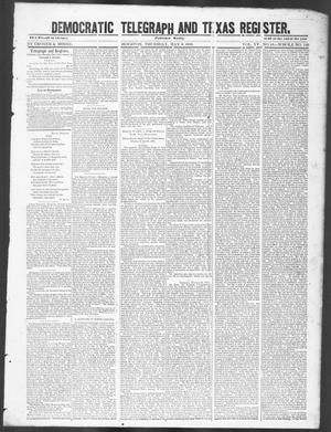 Primary view of Democratic Telegraph and Texas Register (Houston, Tex.), Vol. 15, No. 19, Ed. 1, Thursday, May 9, 1850