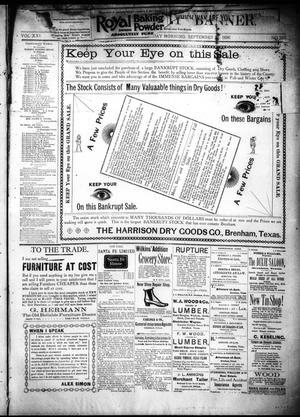 Primary view of Brenham Daily Banner. (Brenham, Tex.), Vol. 21, No. 263, Ed. 1 Thursday, September 24, 1896