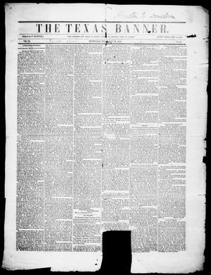 Primary view of The Texas Banner. (Huntsville, Tex.), Vol. 3, No. 20, Ed. 1, Saturday, May 26, 1849