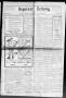 Thumbnail image of item number 1 in: 'Seguiner Zeitung. (Seguin, Tex.), Vol. 17, No. 35, Ed. 1 Thursday, April 9, 1908'.