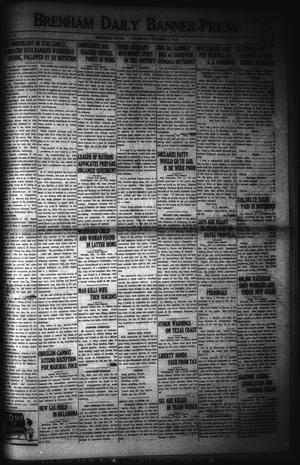 Primary view of object titled 'Brenham Daily Banner-Press (Brenham, Tex.), Vol. 38, No. 209, Ed. 1 Thursday, December 1, 1921'.