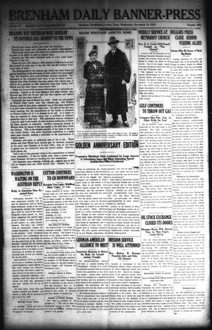 Primary view of object titled 'Brenham Daily Banner-Press (Brenham, Tex.), Vol. 32, No. 220, Ed. 1 Wednesday, December 15, 1915'.