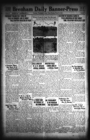 Primary view of object titled 'Brenham Daily Banner-Press (Brenham, Tex.), Vol. 31, No. 4, Ed. 1 Tuesday, March 31, 1914'.
