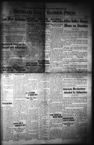 Primary view of object titled 'Brenham Daily Banner-Press (Brenham, Tex.), Vol. 34, No. 56, Ed. 1 Friday, June 1, 1917'.