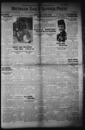 Primary view of object titled 'Brenham Daily Banner-Press (Brenham, Tex.), Vol. 33, No. 177, Ed. 1 Monday, October 23, 1916'.