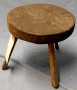 Physical Object: Handmade milking stool.