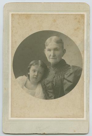 Primary view of object titled '[Portrait of Grandmother McFerrin and Granddaughter]'.