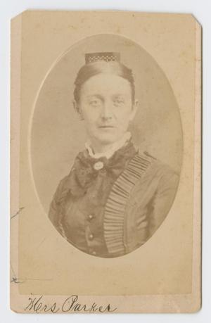 Primary view of object titled '[Portrait of Mrs. Parker]'.
