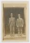 Thumbnail image of item number 1 in: '[Photograph of L. A. Robinson and Man in Doorway of Nash-Robinson and Co.]'.
