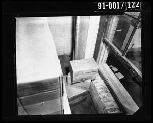 Primary view of object titled 'Texas School Book Depository Interior [Negative]'.