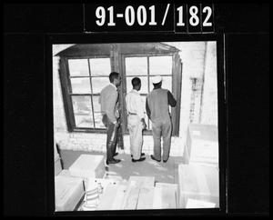Primary view of object titled 'Three Men at the Texas School Book Depository'.