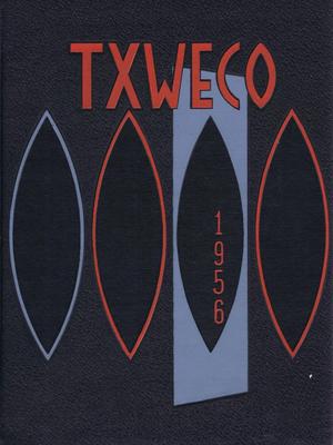 Primary view of object titled 'TXWECO, Yearbook of Texas Wesleyan College, 1956'.